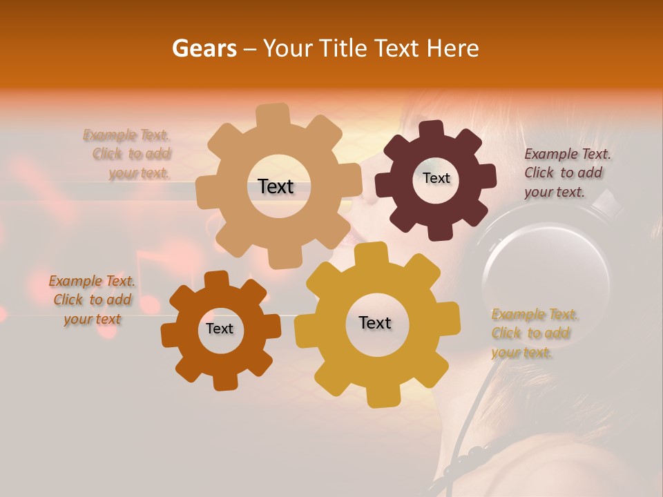 Woman Celebrate Young PowerPoint Template