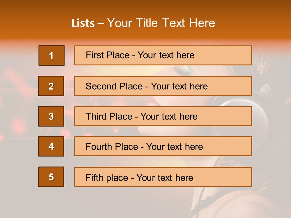 Woman Celebrate Young PowerPoint Template