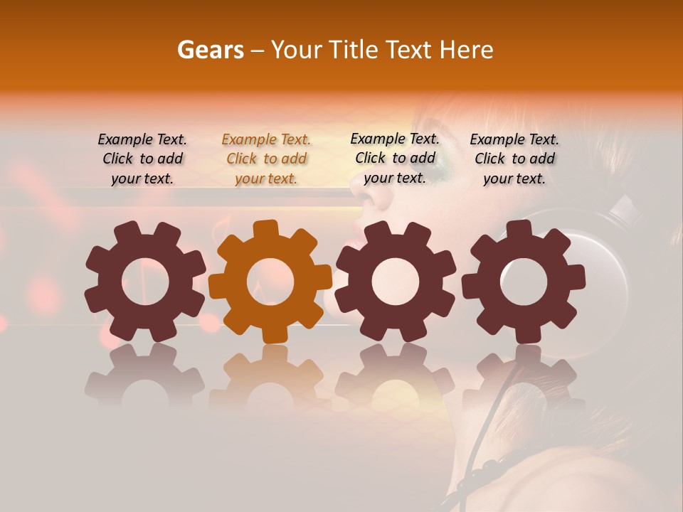 Woman Celebrate Young PowerPoint Template