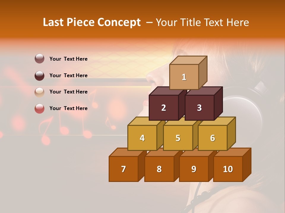 Woman Celebrate Young PowerPoint Template