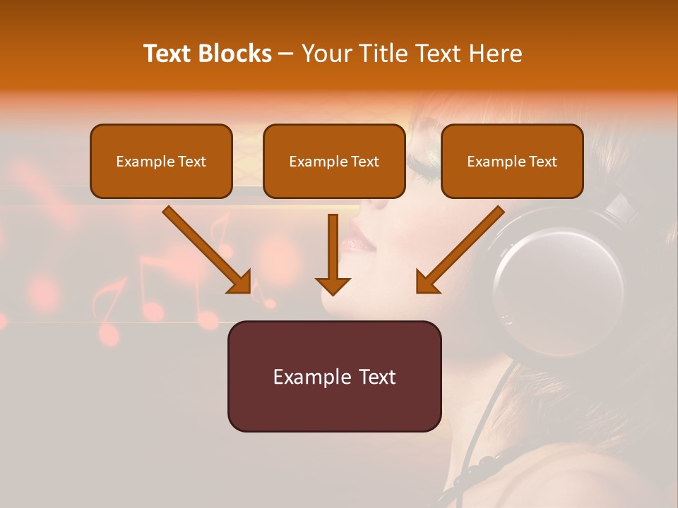 Woman Celebrate Young PowerPoint Template