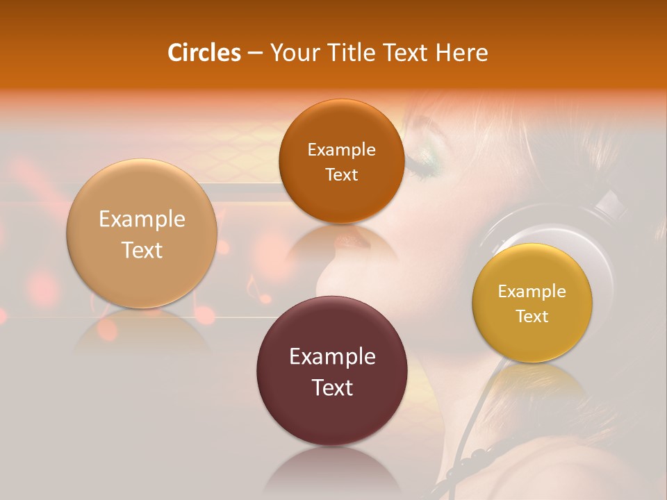 Woman Celebrate Young PowerPoint Template