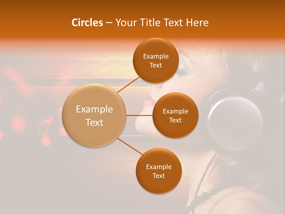 Woman Celebrate Young PowerPoint Template