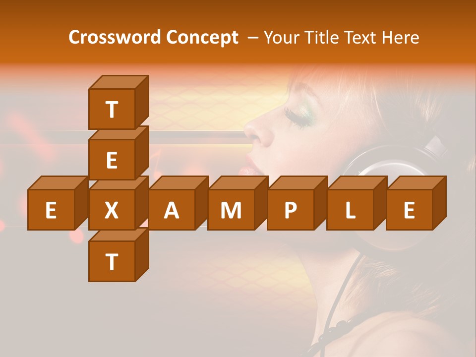 Woman Celebrate Young PowerPoint Template