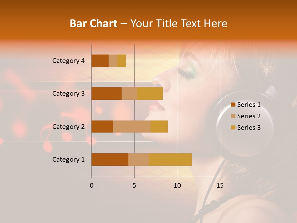 Woman Celebrate Young PowerPoint Template