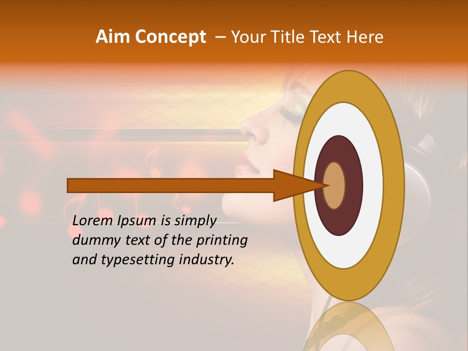 Woman Celebrate Young PowerPoint Template