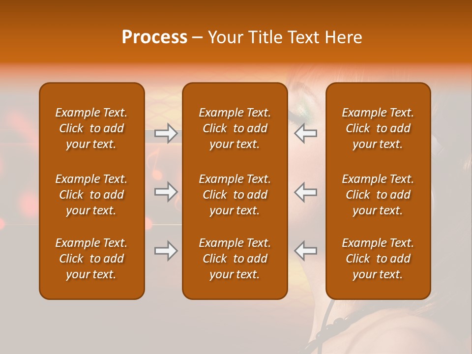 Woman Celebrate Young PowerPoint Template