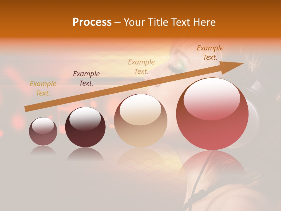 Woman Celebrate Young PowerPoint Template