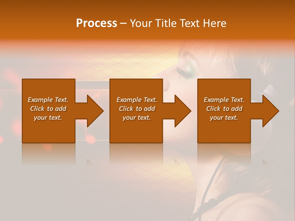 Woman Celebrate Young PowerPoint Template