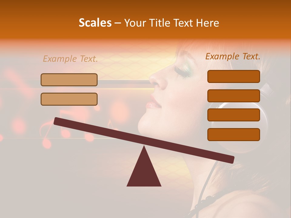 Woman Celebrate Young PowerPoint Template