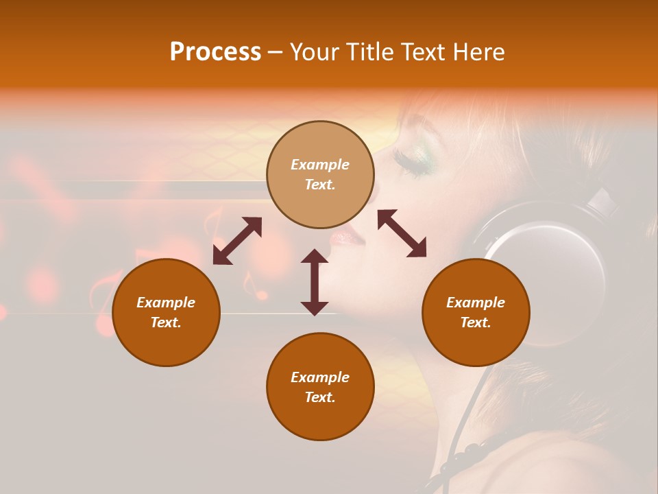 Woman Celebrate Young PowerPoint Template