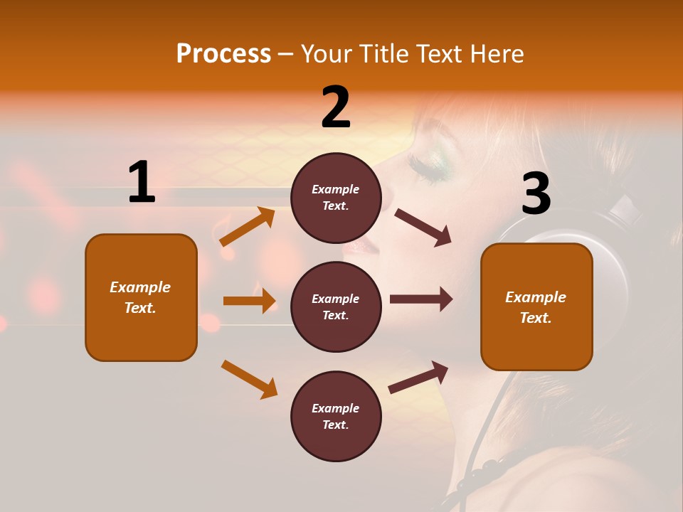 Woman Celebrate Young PowerPoint Template