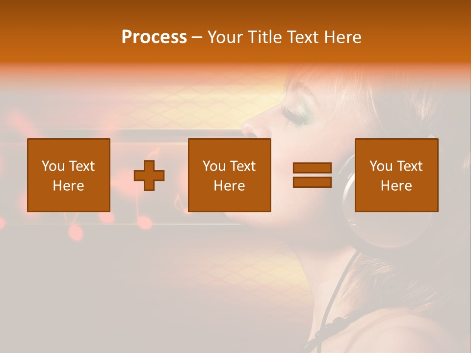 Woman Celebrate Young PowerPoint Template
