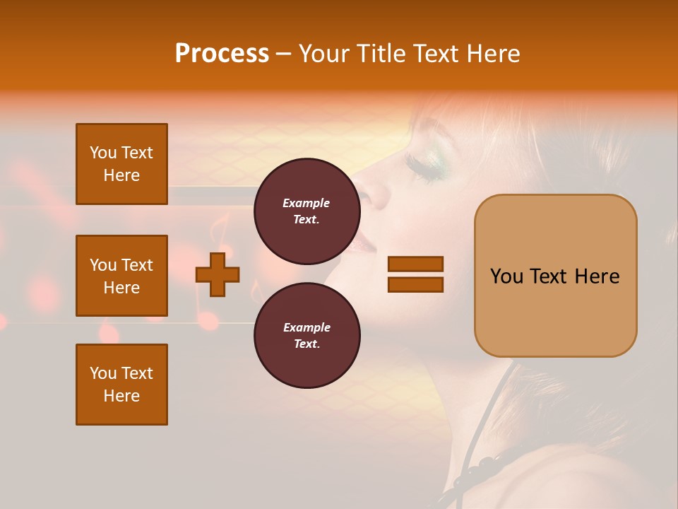 Woman Celebrate Young PowerPoint Template