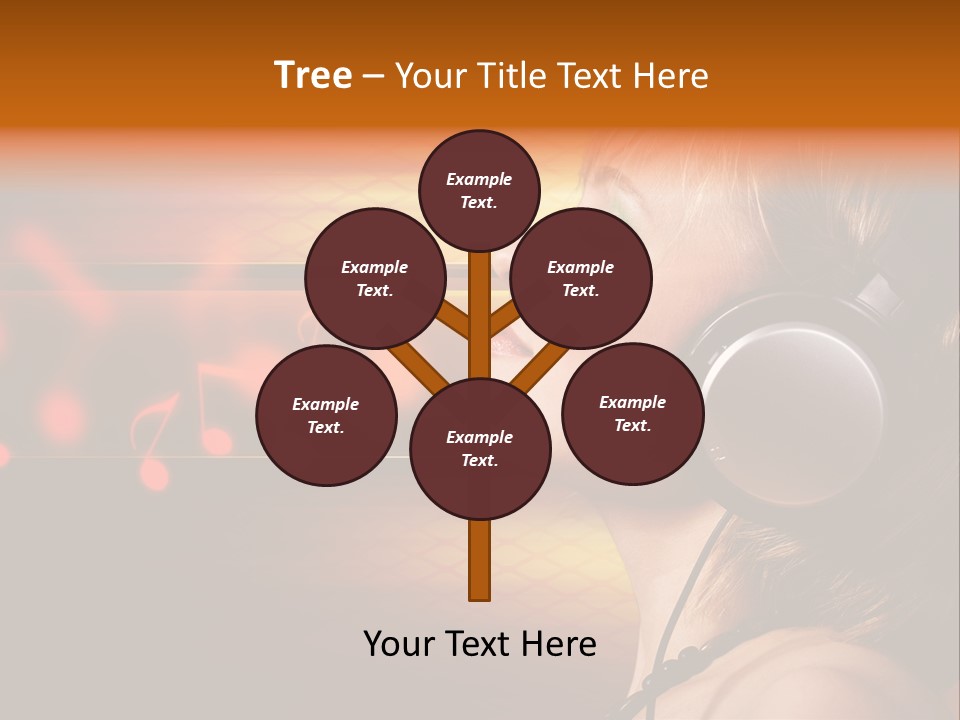 Woman Celebrate Young PowerPoint Template