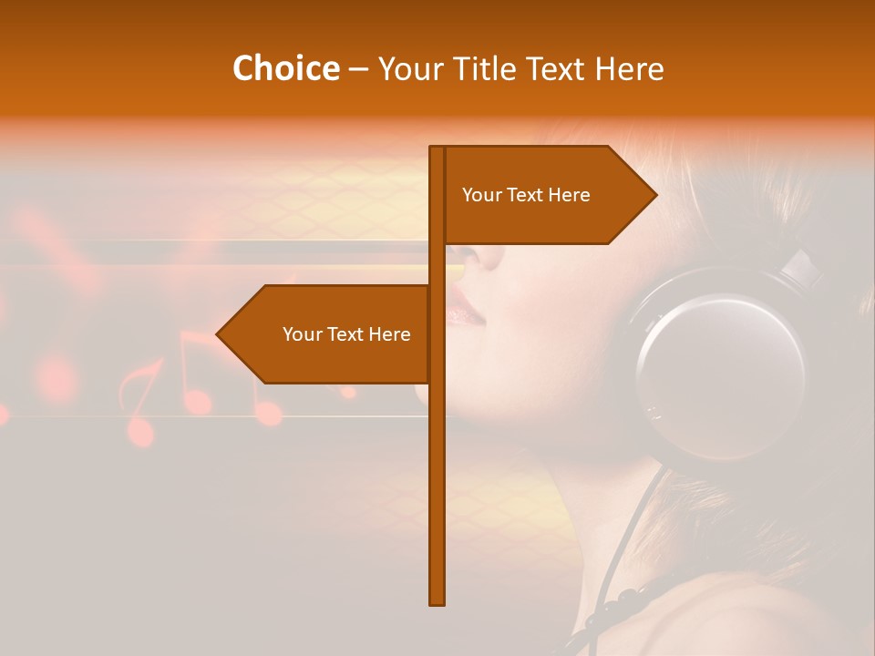 Woman Celebrate Young PowerPoint Template