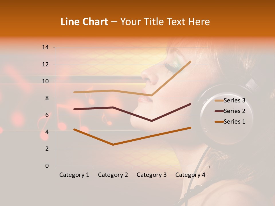 Woman Celebrate Young PowerPoint Template