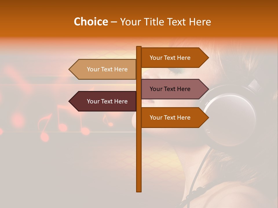 Woman Celebrate Young PowerPoint Template