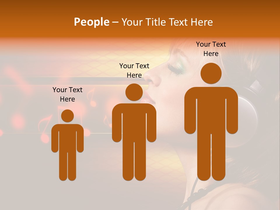 Woman Celebrate Young PowerPoint Template