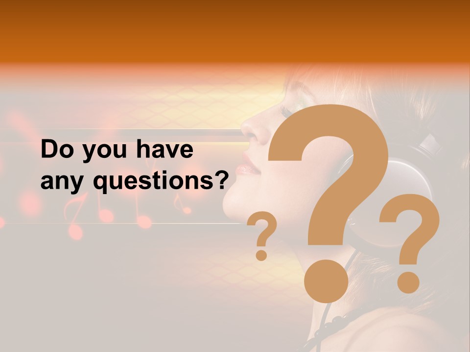 Woman Celebrate Young PowerPoint Template