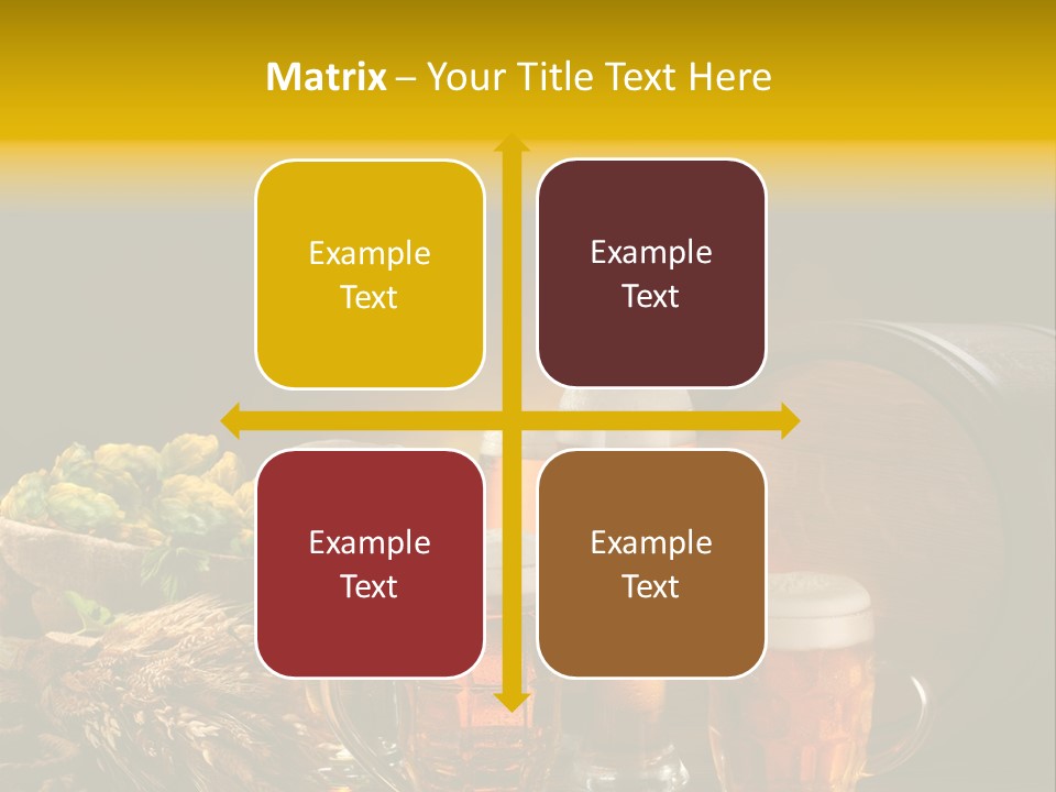 Celebration Brown Golden PowerPoint Template