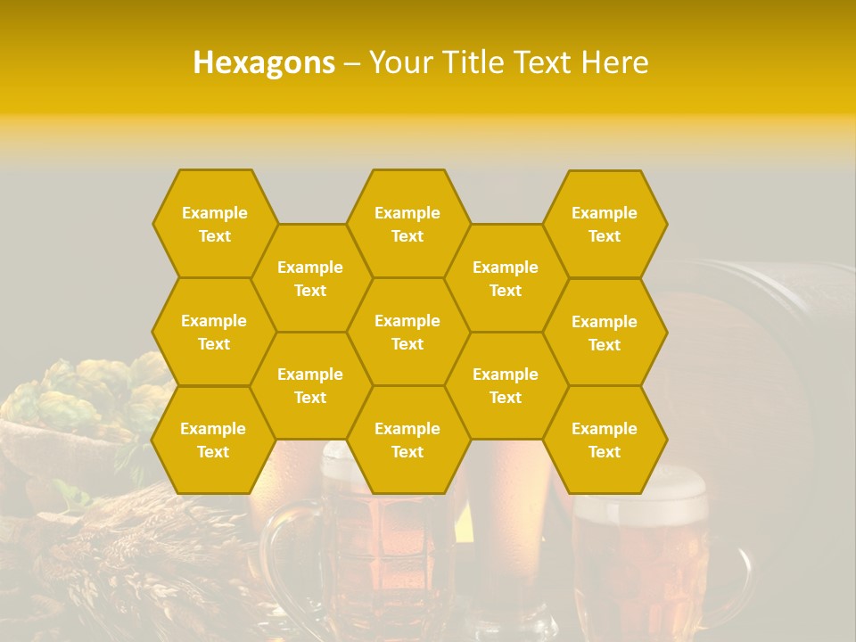 Celebration Brown Golden PowerPoint Template