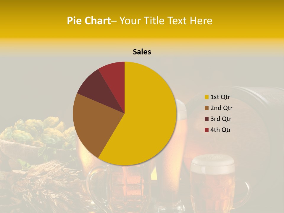 Celebration Brown Golden PowerPoint Template