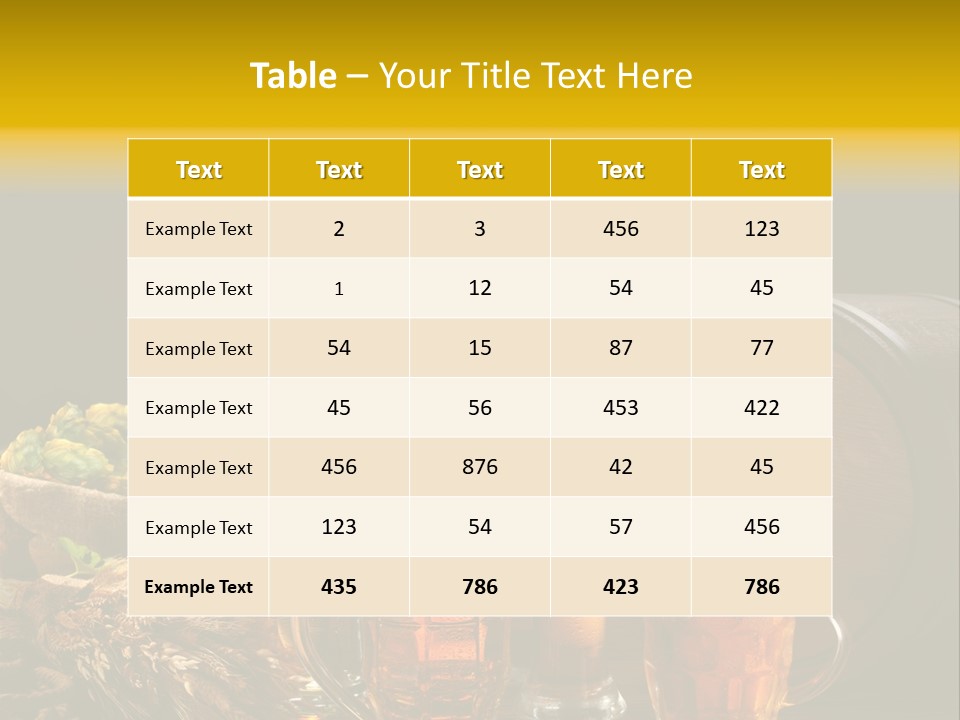 Celebration Brown Golden PowerPoint Template