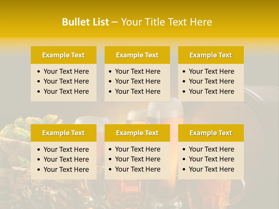 Celebration Brown Golden PowerPoint Template