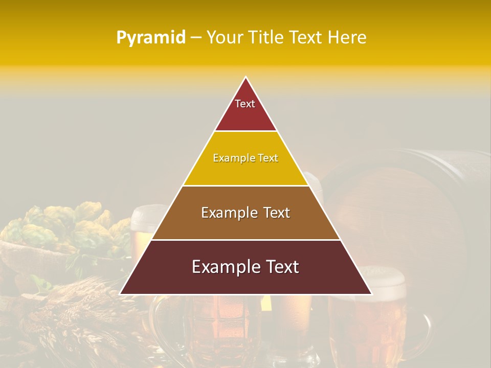 Celebration Brown Golden PowerPoint Template