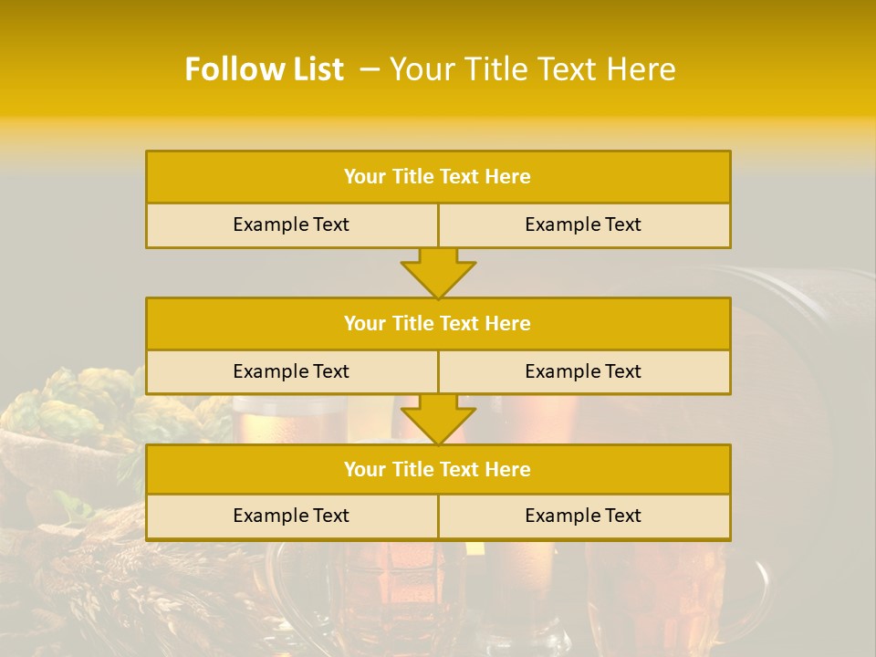 Celebration Brown Golden PowerPoint Template