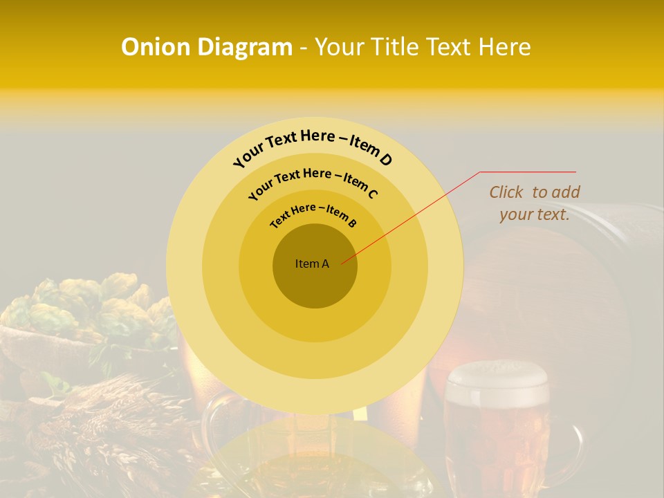 Celebration Brown Golden PowerPoint Template