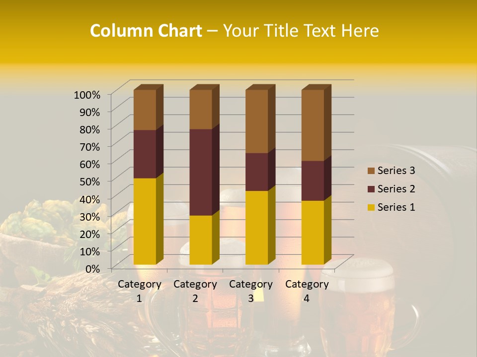 Celebration Brown Golden PowerPoint Template