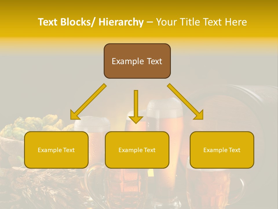 Celebration Brown Golden PowerPoint Template