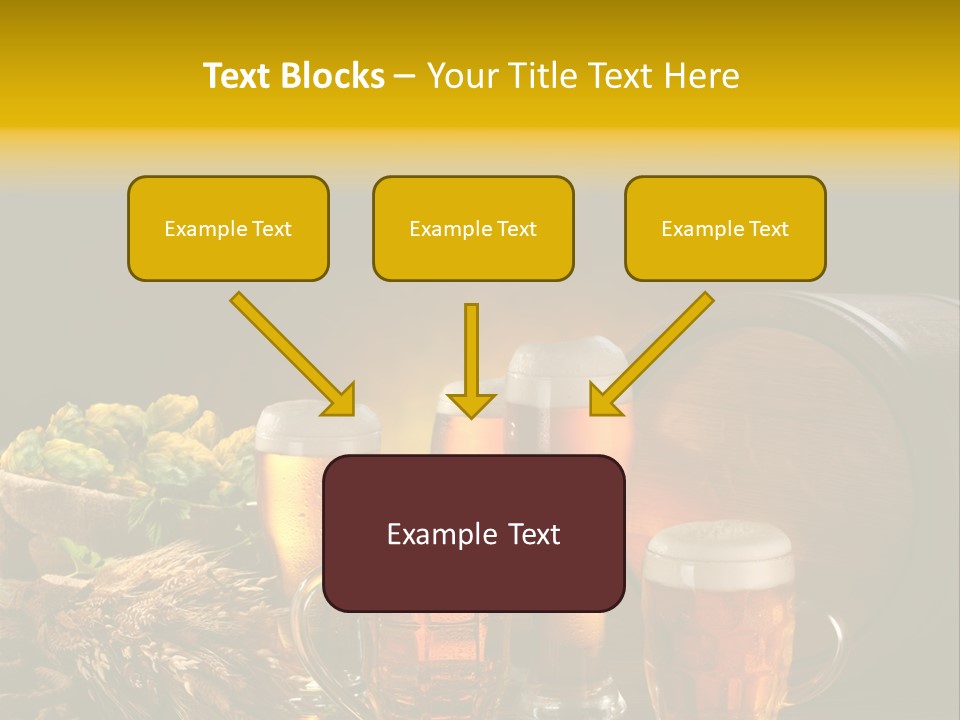 Celebration Brown Golden PowerPoint Template