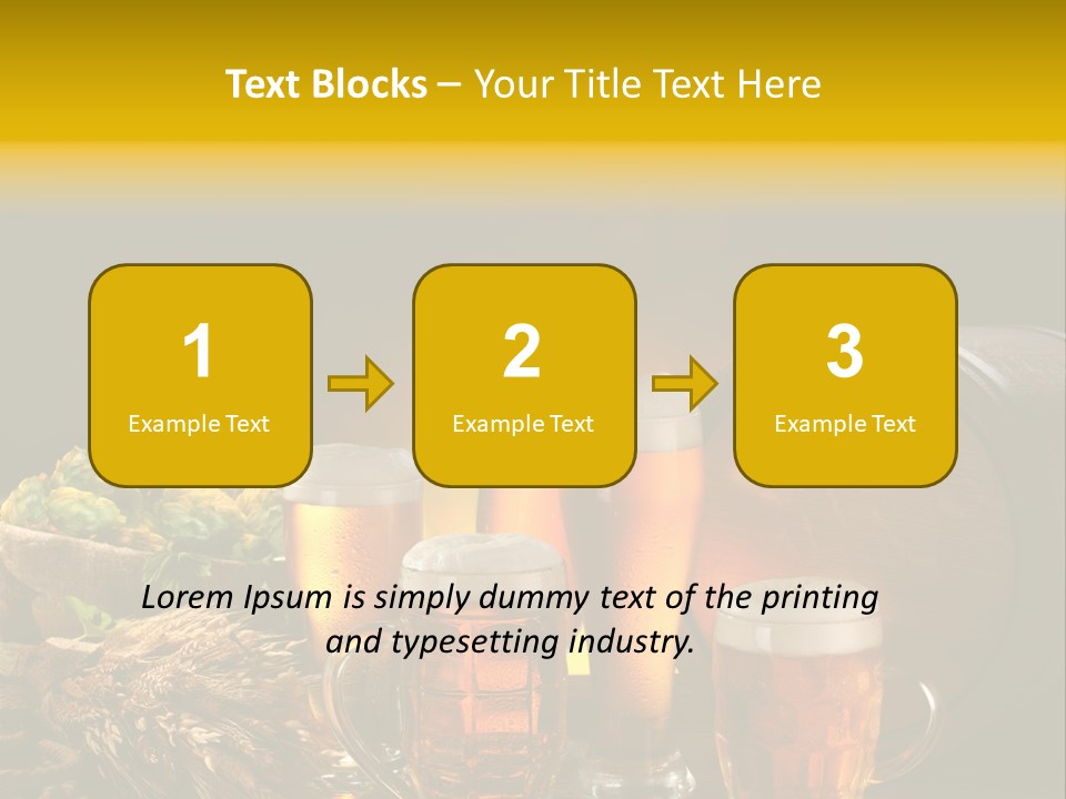 Celebration Brown Golden PowerPoint Template