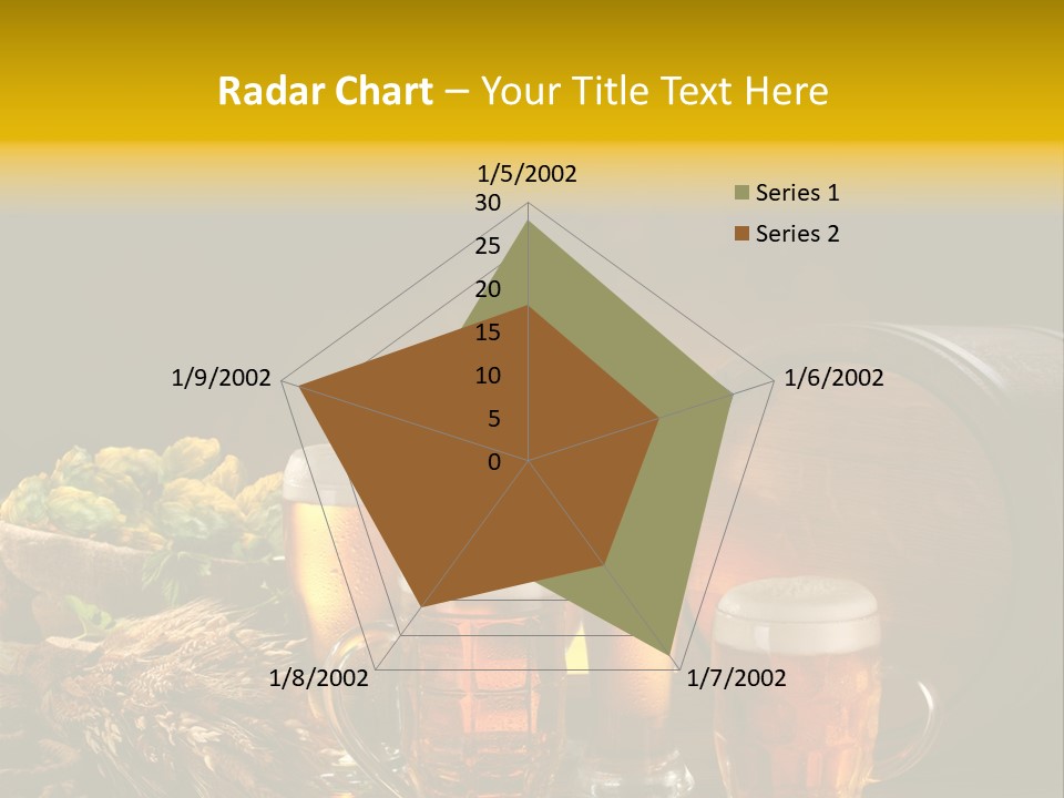 Celebration Brown Golden PowerPoint Template