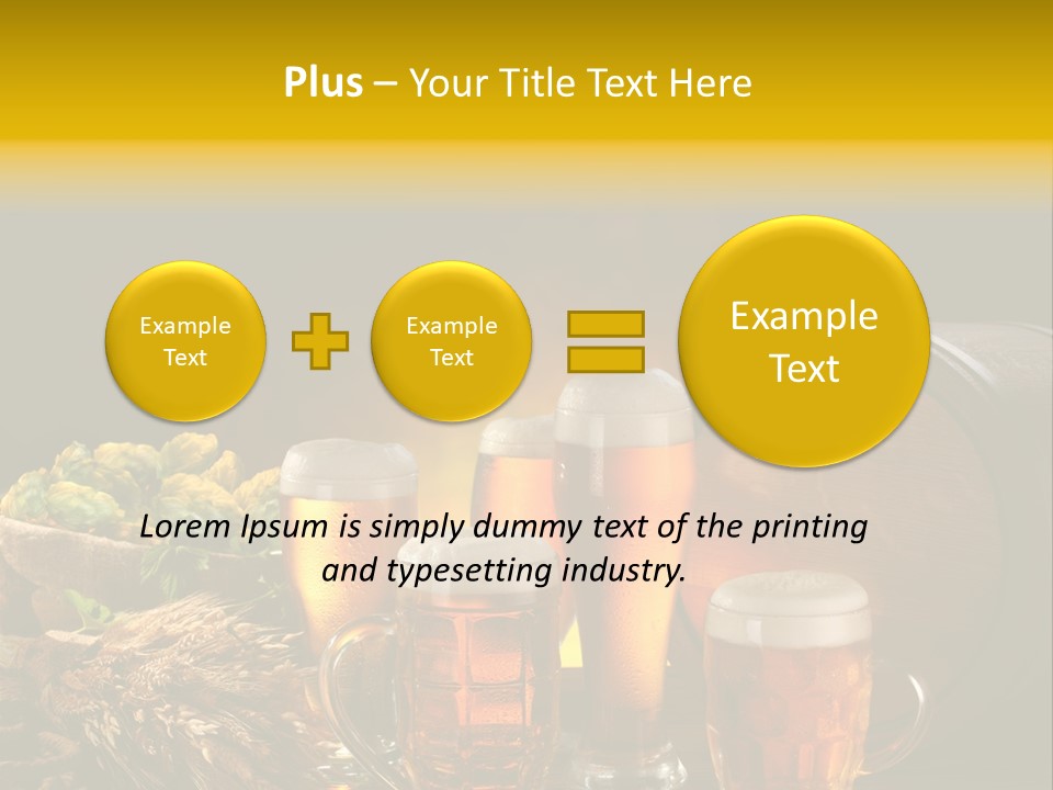 Celebration Brown Golden PowerPoint Template