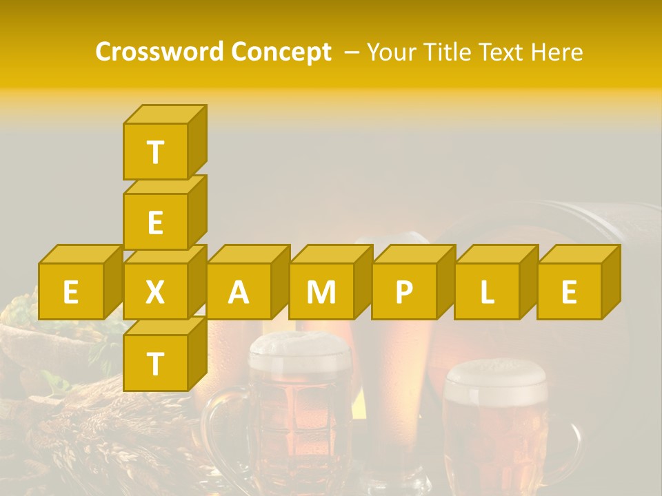 Celebration Brown Golden PowerPoint Template