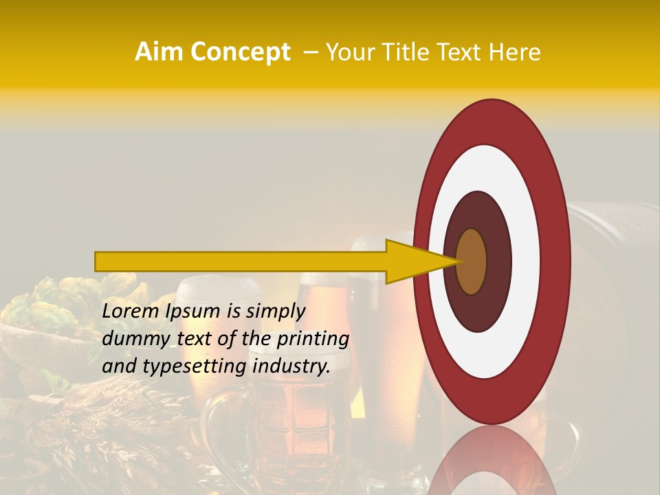 Celebration Brown Golden PowerPoint Template