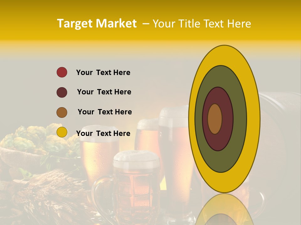 Celebration Brown Golden PowerPoint Template