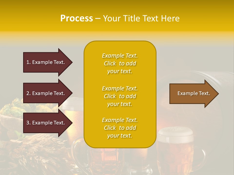 Celebration Brown Golden PowerPoint Template