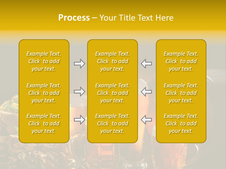 Celebration Brown Golden PowerPoint Template