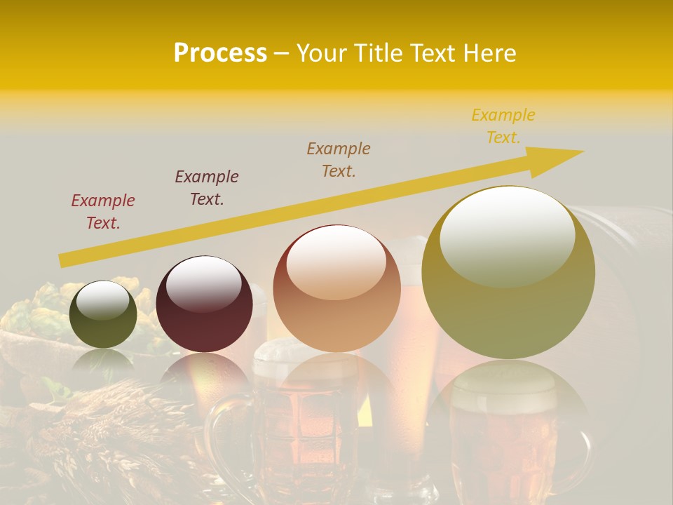 Celebration Brown Golden PowerPoint Template