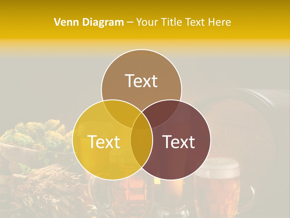 Celebration Brown Golden PowerPoint Template