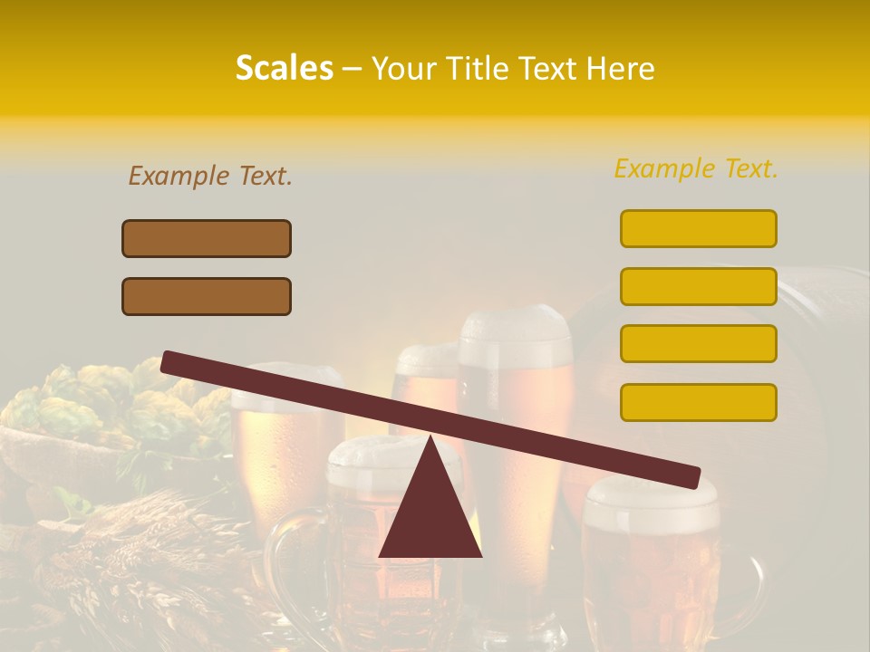 Celebration Brown Golden PowerPoint Template