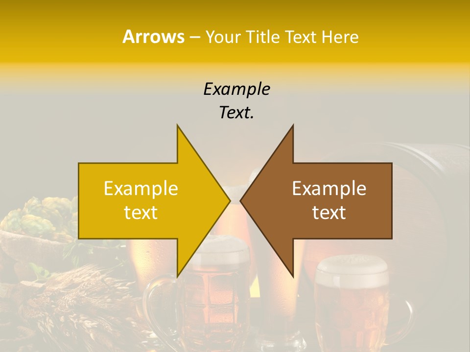 Celebration Brown Golden PowerPoint Template