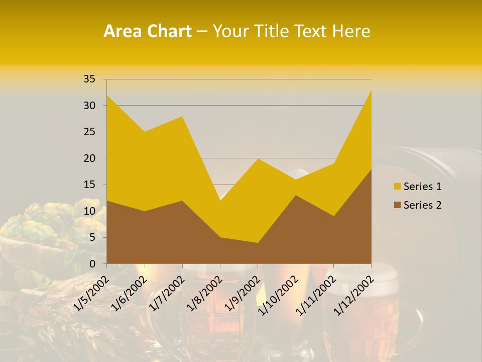 Celebration Brown Golden PowerPoint Template