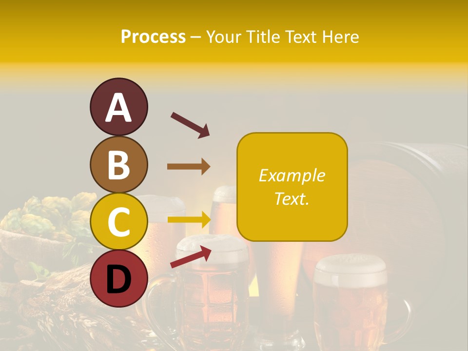 Celebration Brown Golden PowerPoint Template