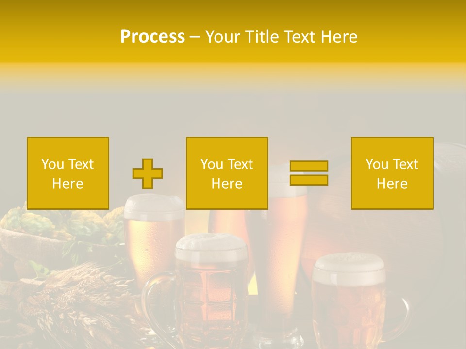 Celebration Brown Golden PowerPoint Template